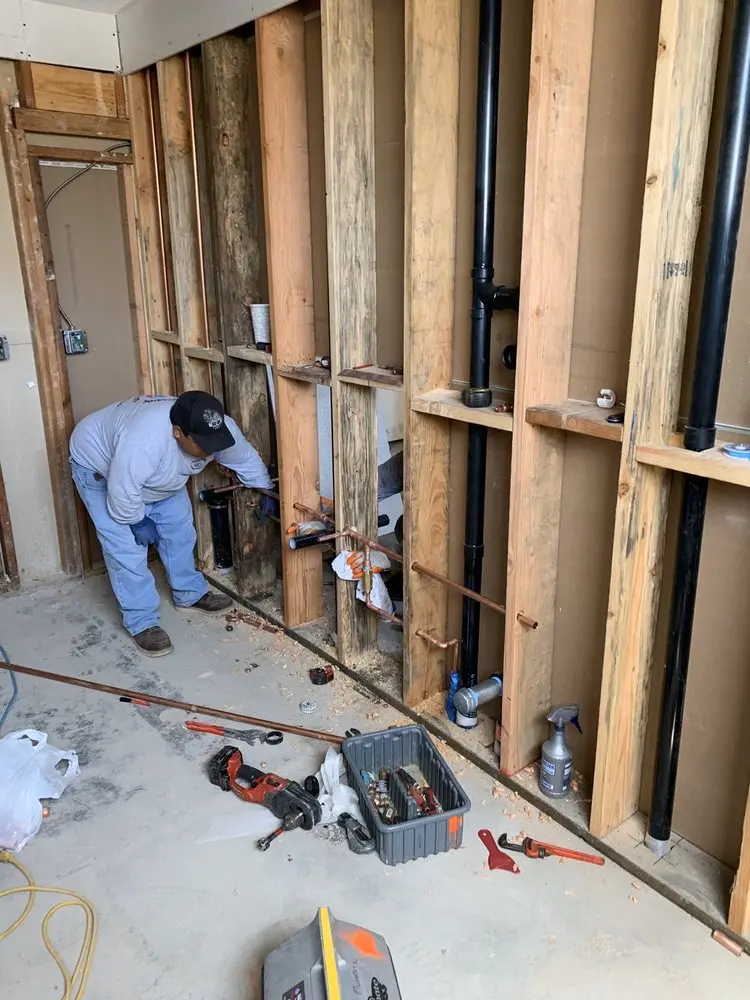 Commercial rough-in plumbing for Water Heater Replacement in Nelsonville